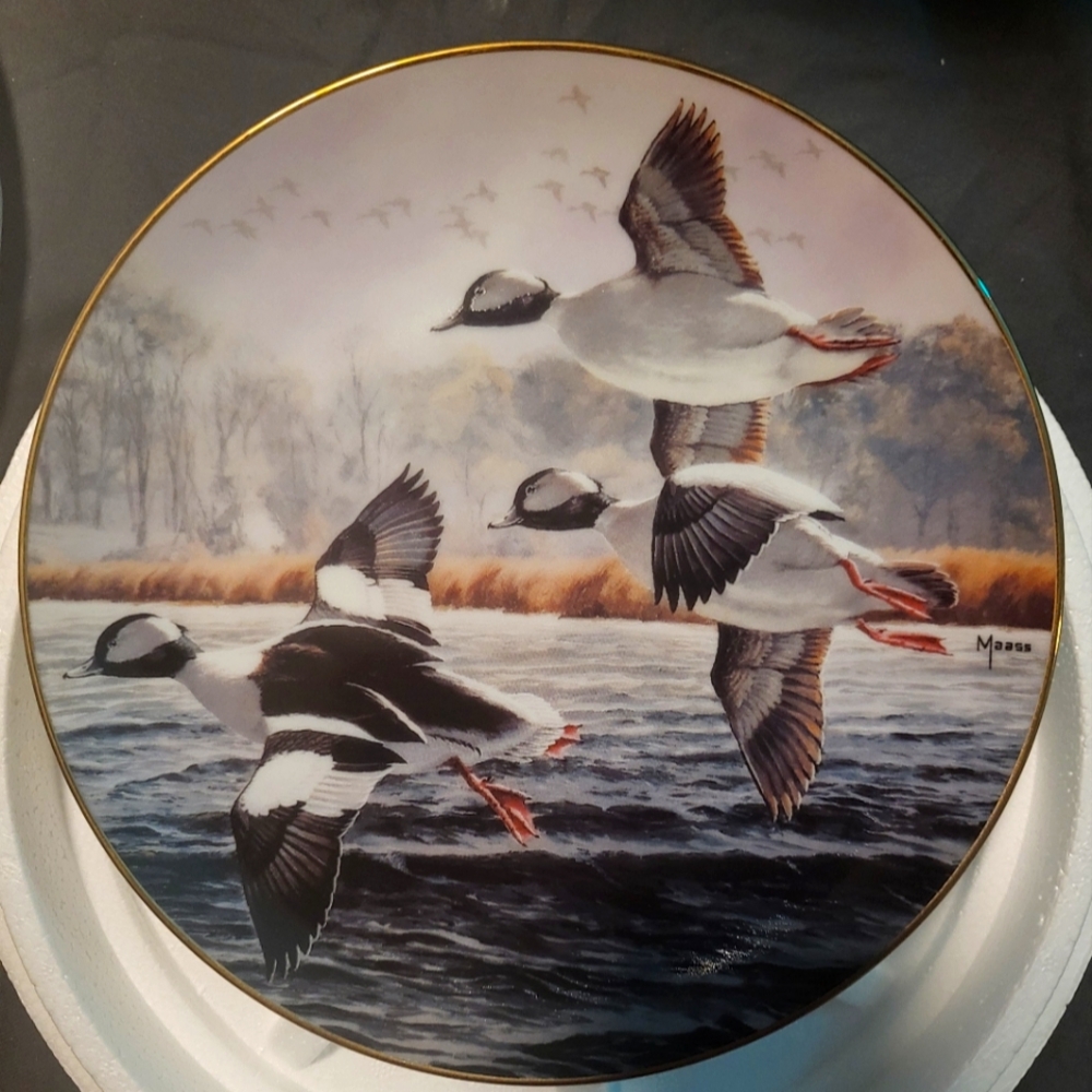 Limited edition porcelain collector places from The Bradford Company